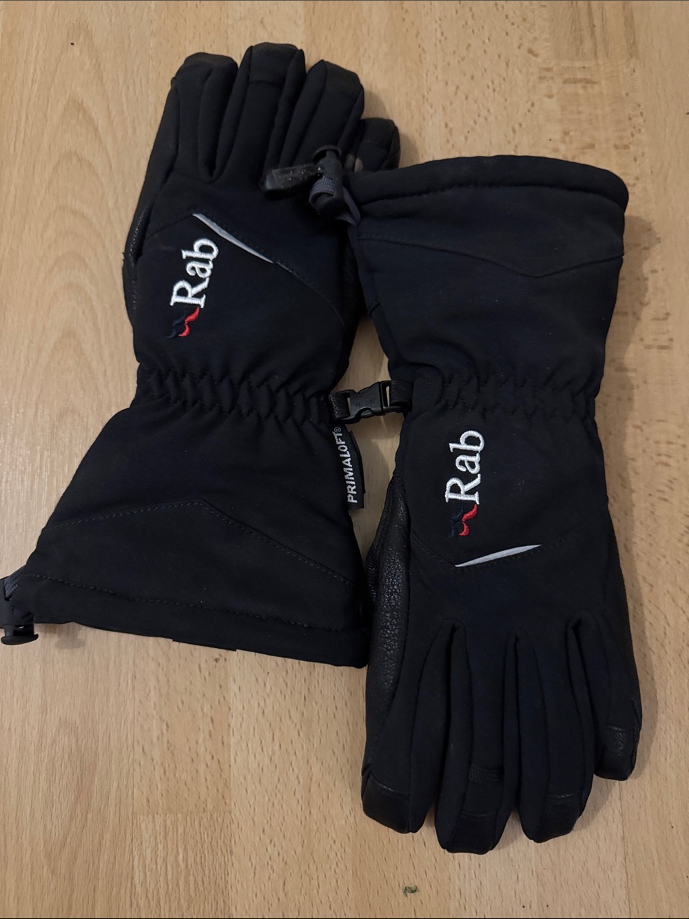 Rab Women's Black Insulated Winter Gloves - Primaloft Warmth